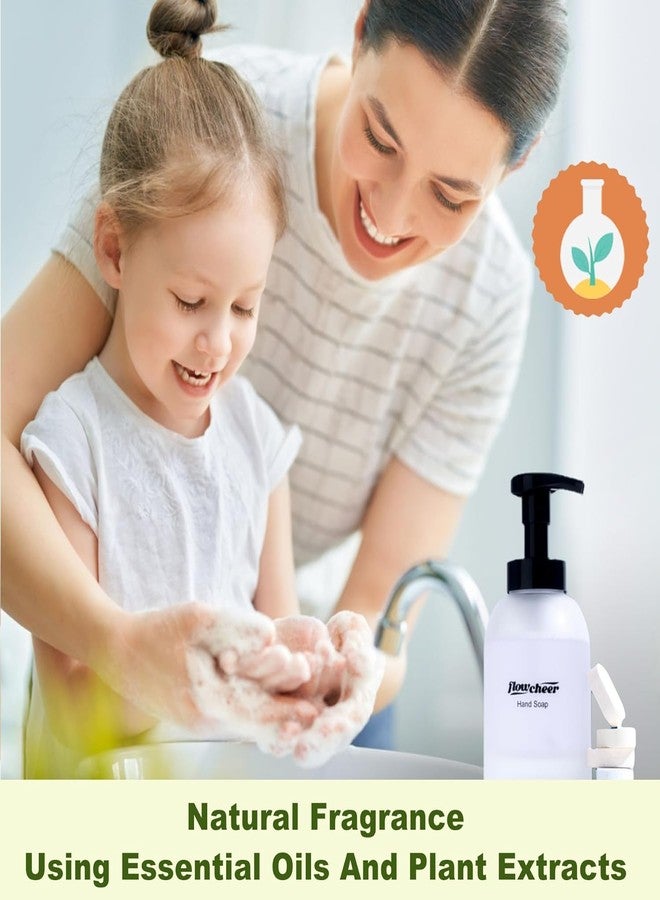 flowcheer Foaming Hand Soap Tablet Refills-5 Sample Pack Hand Wash Tablets Zero Waste Eco Friendly Cleaning Supplies-Fills 5 X 8 fl oz Refillable Foam Dispenser(40 Fl oz total) - Image 4