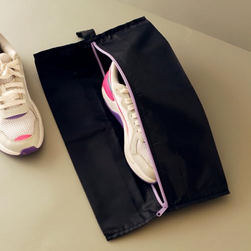 Ecoright Shoe Bags for Travel, Set of 2, 100% Recycled Water-Resistant Zipper Pouch Bags, Shoe Bags for Storage, Travel Essentials for Men & Women - Image 5