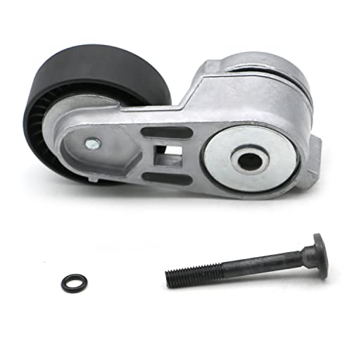Chefull 38163 Drive Belt Tensioner with Pulley Assembly for Jeep 2002-2006 Wrangler TJ,1999 2000 2001 2002 2003 2004 Jeep Grand Cherokee L6 4.0L, Automatic Belt Tensioner 4854089AB - Image 2
