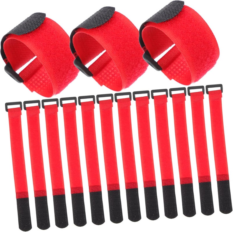 ARTIBETTER 20pcs Nylon Storage Straps Buckles Tape Organizer for Cables Tools and Headphones Versatile Hook and Fastening for - Image 1
