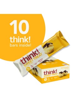 think! Protein Bars High Protein Snacks Gluten Free Kosher Friendly Sweet Treat Boston Creme Pie 10 Count  - Image 4
