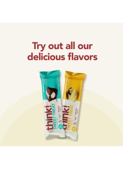 think! Protein Bars High Protein Snacks Gluten Free Kosher Friendly Sweet Treat Boston Creme Pie 10 Count  - Image 3