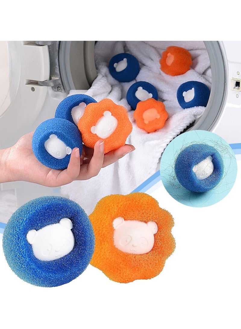 8Pcs Pet Hair Remover for Laundry, Laundry Pet Hair Catcher, Washing Machine Hair Catcher, Washing Balls Dryer Balls for Clothing Dog Cat Pet Fur Remover  - Image 1