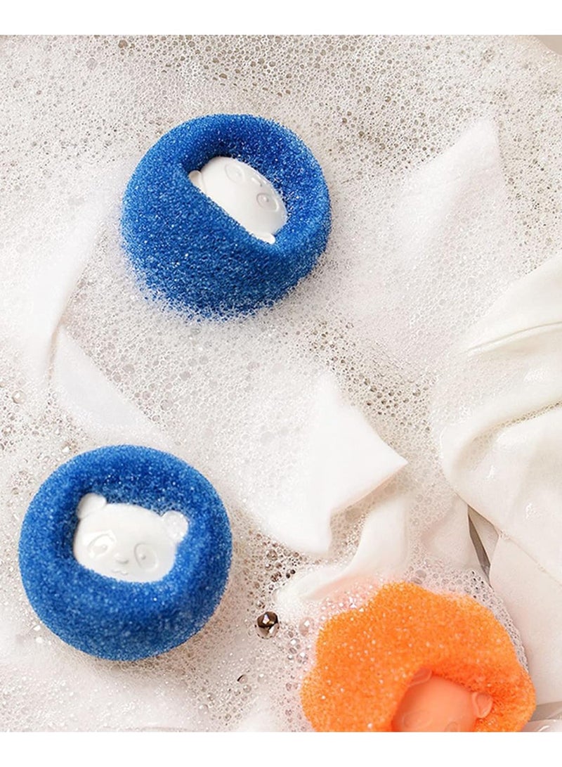 8Pcs Pet Hair Remover for Laundry, Laundry Pet Hair Catcher, Washing Machine Hair Catcher, Washing Balls Dryer Balls for Clothing Dog Cat Pet Fur Remover  - Image 5