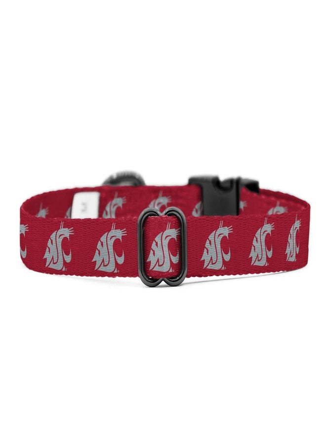 ShopInstaPets Washington State Cougars Collars and Leashes | Officially Licensed | Fits All Pets! (Large Collar) - Image 4
