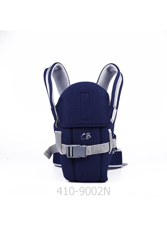 CB Adjustable Padded Front Baby Carrier with Safety Buckle – Navy Blue - Image 1