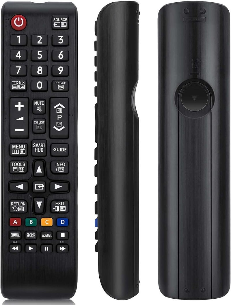جهاز التحكم عن بعد العالمي لتلفزيون Samsung، بديل لجميع تلفزيونات Samsung الذكية LCD وLED وSUHD وUHD وHDTV ثلاثية الأبعاد BN59-01199F وBN59-01315A وBN59-01315B وBN59-01315J وBN59-01315D وBN59-01315N. - Image 1