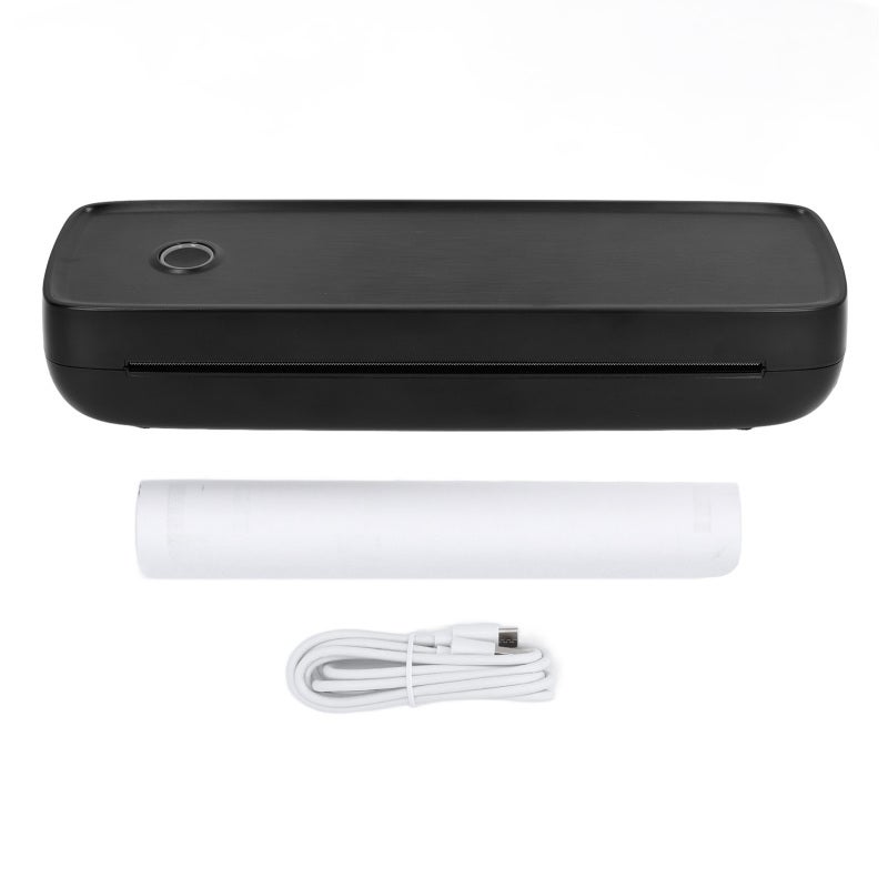 Bluetooth Thermal Printer 57-216mm Inkless Wireless Portable Printer for iOS Android Phone Computer Type C 2600mAh Battery Powered A4 A5 Paper - Image 1