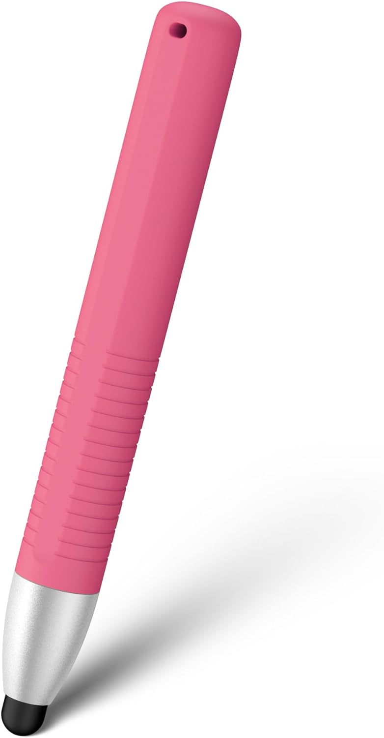Demark Kid-Friendly Stylus Pens for Touch Screen, Tablet Stylus Pen Compatible with iPad/Fire/Kindle/iPhone/Android All Tablets and Phones (Cherry Pink) - Image 1