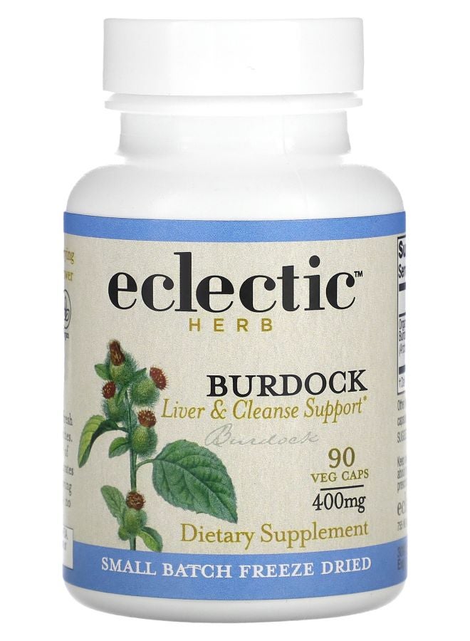 Eclectic Burdock 400 mg 90 Veg Caps