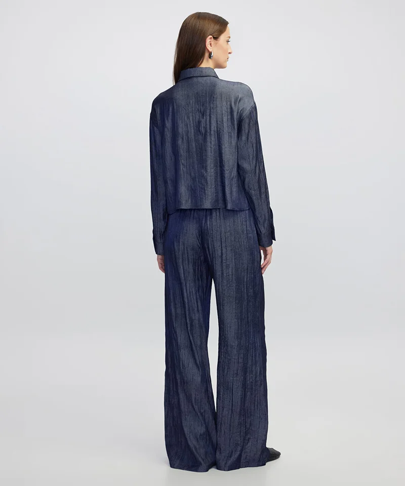 Ipekyol  Textured Shirt with Double Placket for Women | Best Price UAE