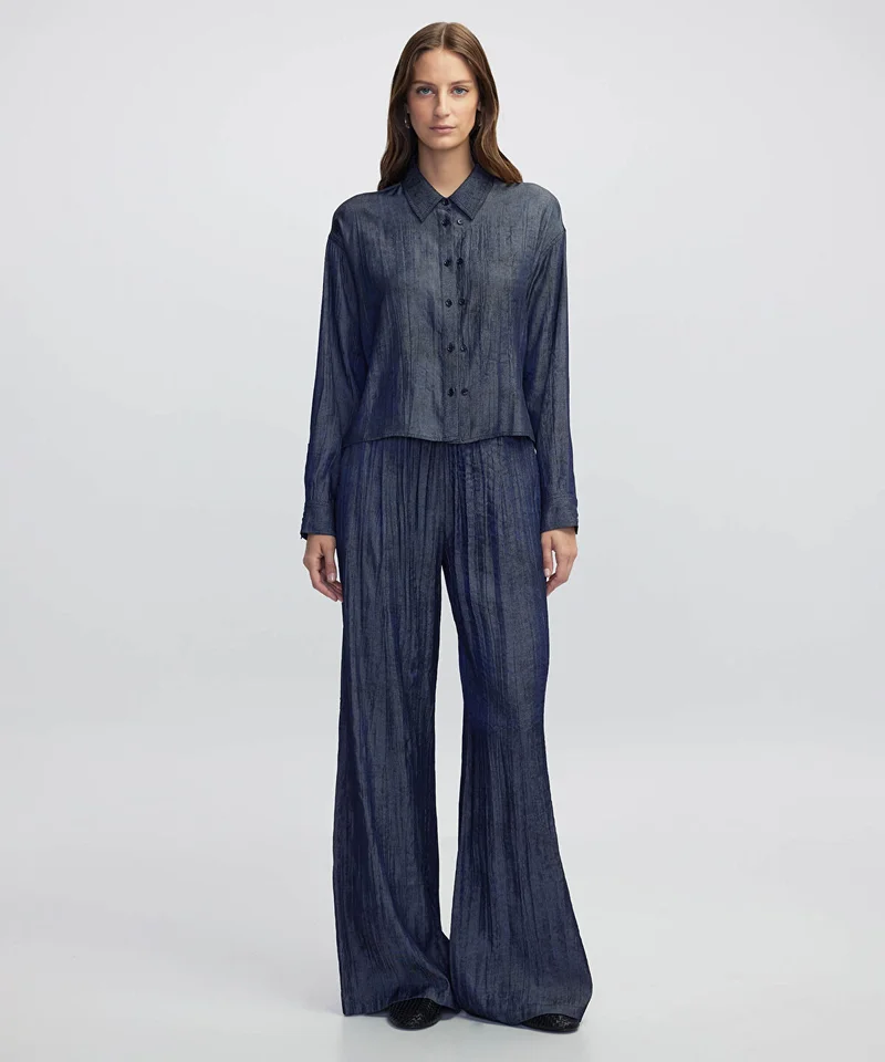 Ipekyol Textured Shirt with Double Placket