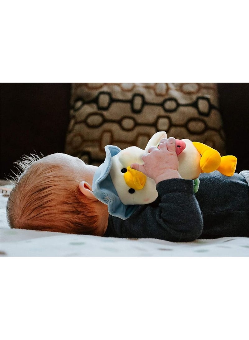 SYOSI 12 Inch Duck Plush Toy, Stuffed Animal Throw Plushie Doll, Soft Fluffy Hug Cushion School Duck, Super Present for Every Age and Occasion, Children's Toys, Baby Soothe Toys, Birthday Gifts - Image 4