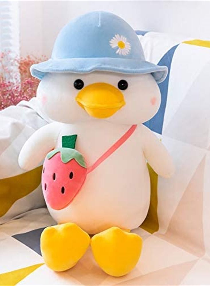 SYOSI 12 Inch Duck Plush Toy, Stuffed Animal Throw Plushie Doll, Soft Fluffy Hug Cushion School Duck, Super Present for Every Age and Occasion, Children's Toys, Baby Soothe Toys, Birthday Gifts - Image 2