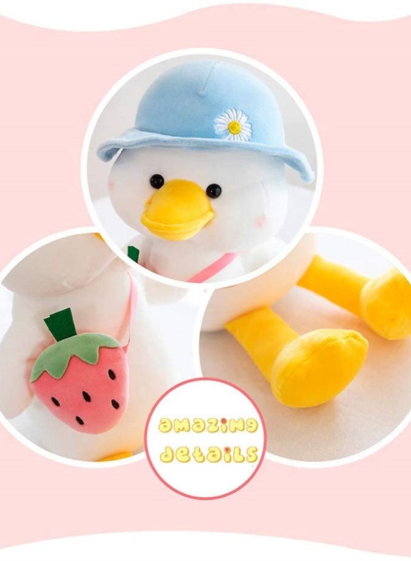 SYOSI 12 Inch Duck Plush Toy, Stuffed Animal Throw Plushie Doll, Soft Fluffy Hug Cushion School Duck, Super Present for Every Age and Occasion, Children's Toys, Baby Soothe Toys, Birthday Gifts - Image 3
