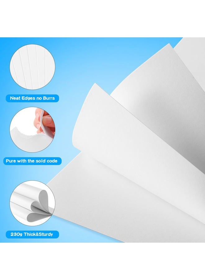 VinTS 30Pcs Poster Board 11.7x16.5 Inches White Poster Paper, 230G Thickness Poster Board Bulk, Blank Graphic Display Board for School Arts, Classroom Crafts, exhibits and Notices (Pack of 30) - Image 3