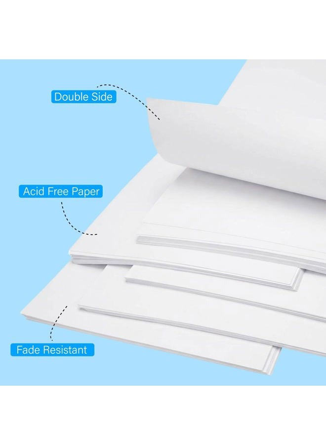 VinTS 30Pcs Poster Board 11.7x16.5 Inches White Poster Paper, 230G Thickness Poster Board Bulk, Blank Graphic Display Board for School Arts, Classroom Crafts, exhibits and Notices (Pack of 30) - Image 4