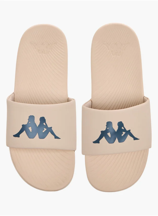 كابا Men's Logo Print Slip-On Slides