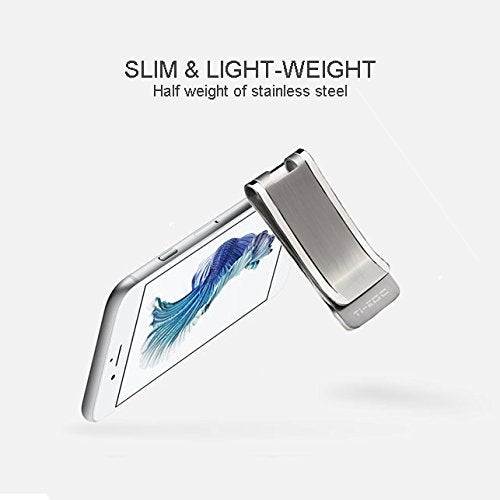 TI-EDC TI-EDC Titanium Slim Cash Money Clip for Men Wallet Credit Card Holder and Bottle Opener for Him Christmas  - Image 3