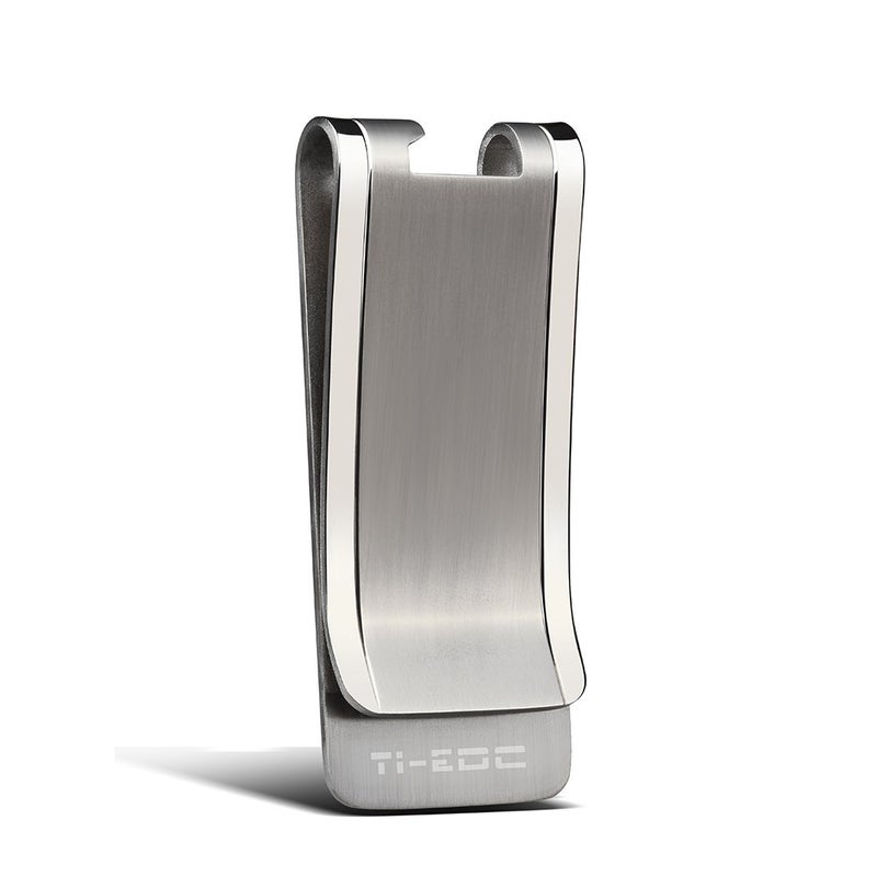 TI-EDC TI-EDC Titanium Slim Cash Money Clip for Men Wallet Credit Card Holder and Bottle Opener for Him Christmas  - Image 1