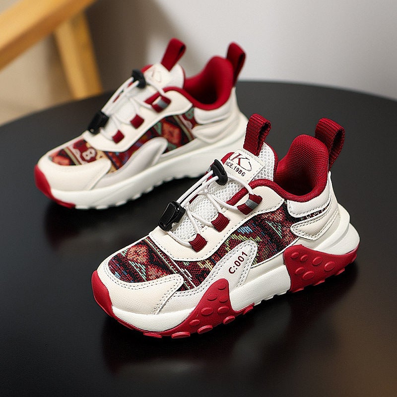 Mesh Sneakers Lightweight Flexible Sole Walking Shoes For Kids Indoor And Outdoor Activities - Image 3