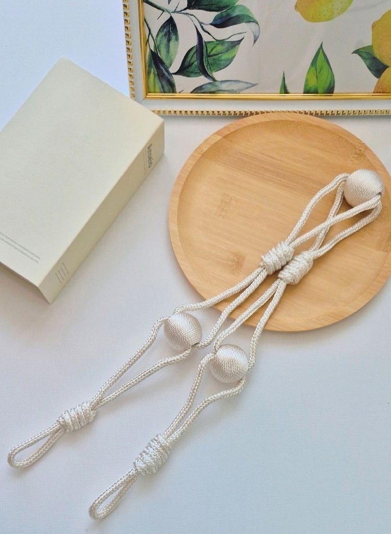 QBAID Curtain Tieback / Curtain Rope Holder – Easy Wrap Design for Neat and Elegant Curtain Gathering - Image 3