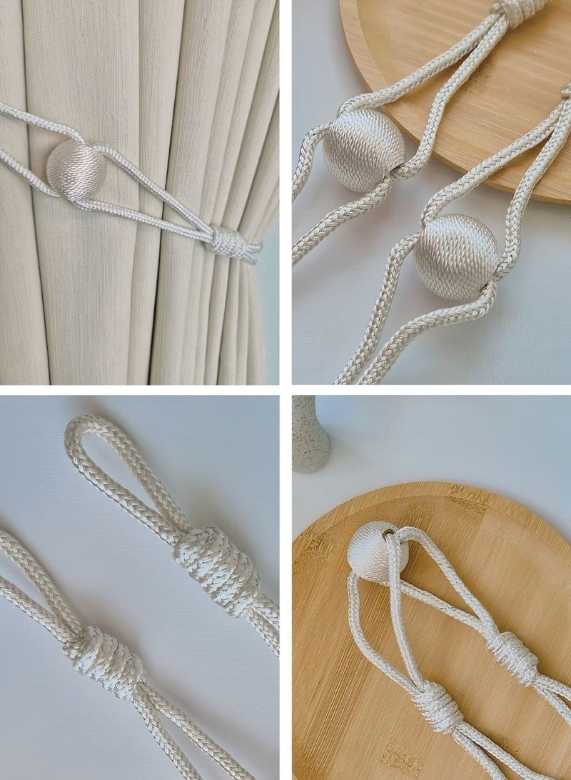 QBAID Curtain Tieback / Curtain Rope Holder – Easy Wrap Design for Neat and Elegant Curtain Gathering - Image 4