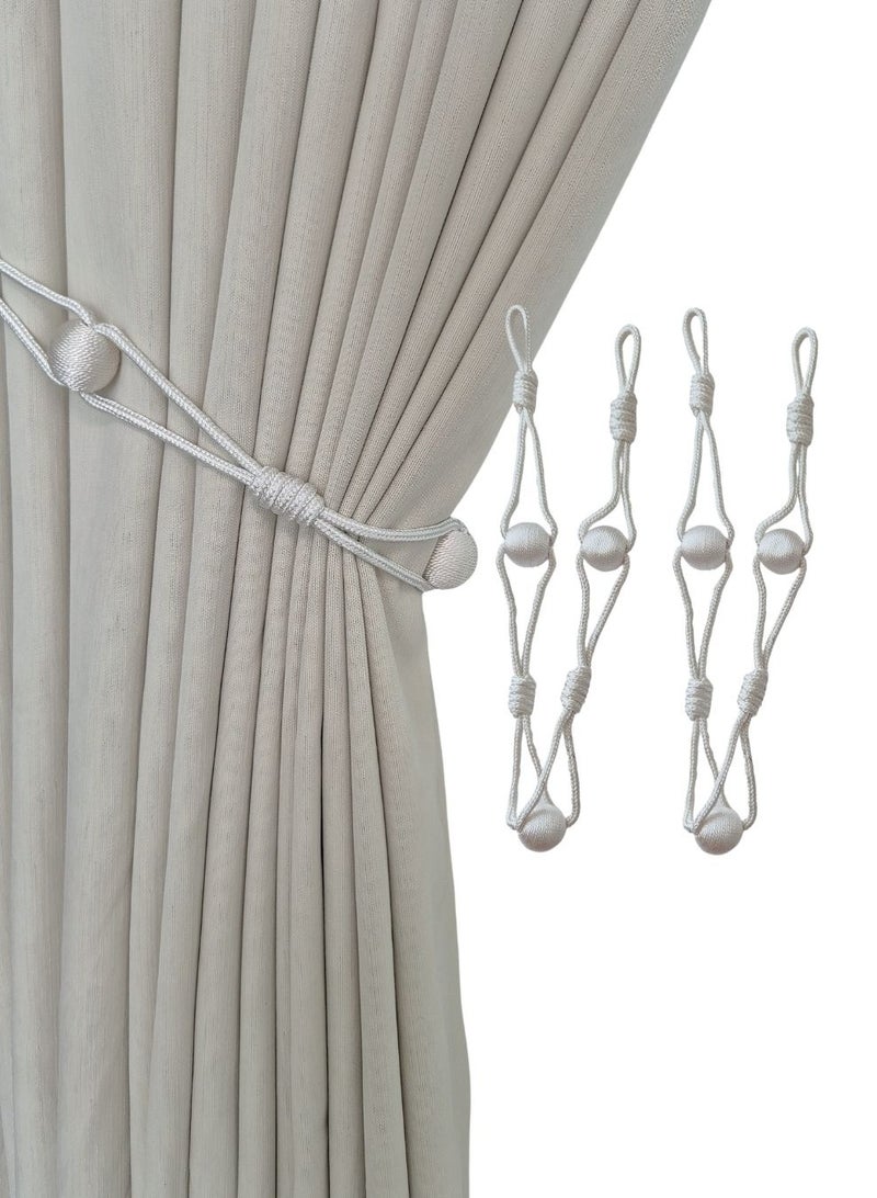 QBAID Curtain Tieback / Curtain Rope Holder – Easy Wrap Design for Neat and Elegant Curtain Gathering - Image 1