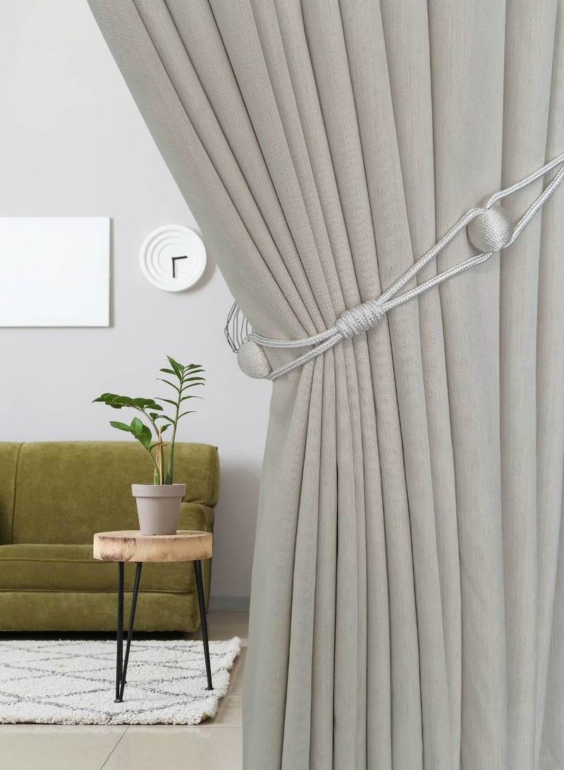 QBAID Curtain Tieback / Curtain Rope Holder – Easy Wrap Design for Neat and Elegant Curtain Gathering - Image 2