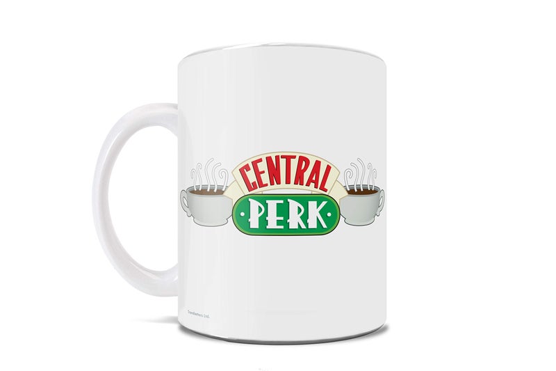 Trend Setters Friends the Television Show Central Perk OFFICIAL MERCHANDISE 11 oz White Ceramic Coffee or Tea Mug Perfect for Gifting or Collecting WMUG1005 - Image 2