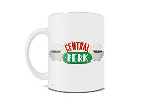 Trend Setters Friends the Television Show Central Perk OFFICIAL MERCHANDISE 11 oz White Ceramic Coffee or Tea Mug Perfect for Gifting or Collecting WMUG1005 - Image 1