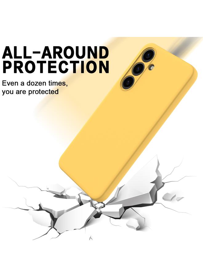 اس-توب جراب لهاتف Samsung Galaxy S24+ 5G، جراب سيليكون سائل ملون - Image 3