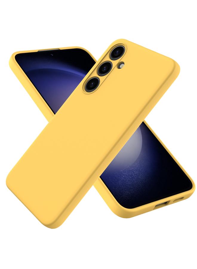 اس-توب جراب لهاتف Samsung Galaxy S24+ 5G، جراب سيليكون سائل ملون - Image 1