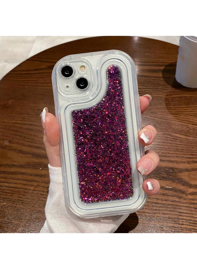 زبون جراب لهاتف iPhone 12 Pro، جراب هاتف إيبوكسي من الترتر الحرباء - Image 1