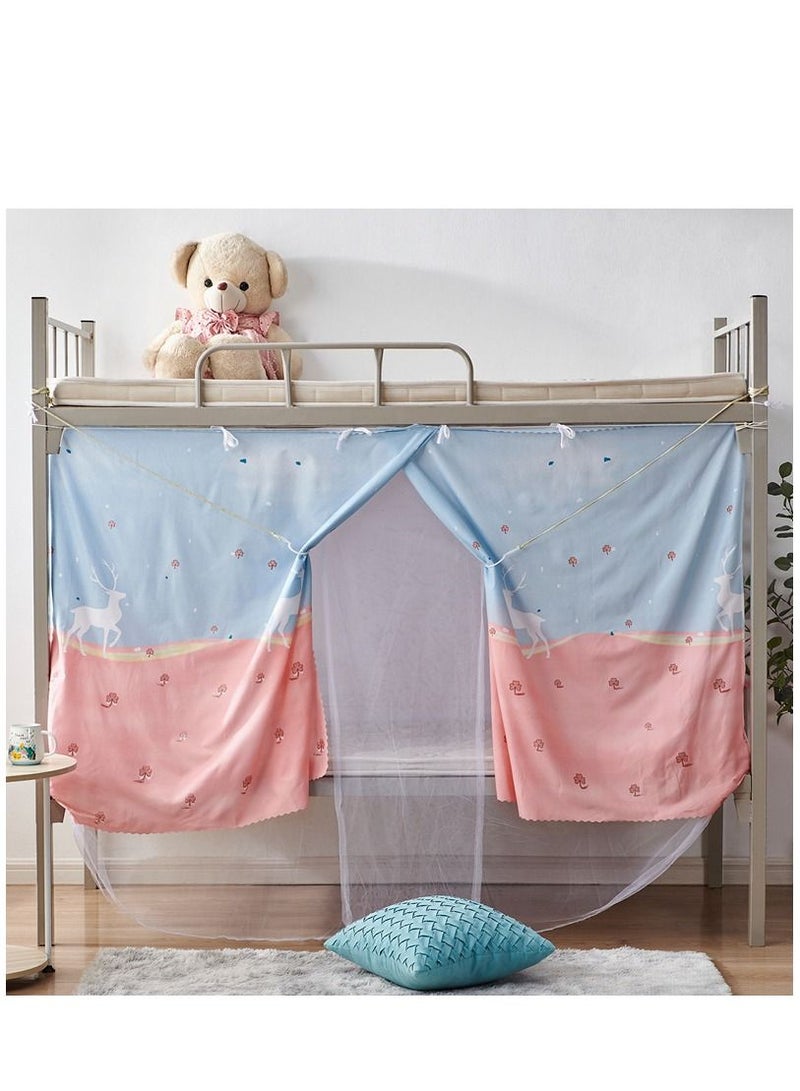 Bluejw Artistic Cartoon Designed Lower Deck Curtain Cotton Blend - Image 1