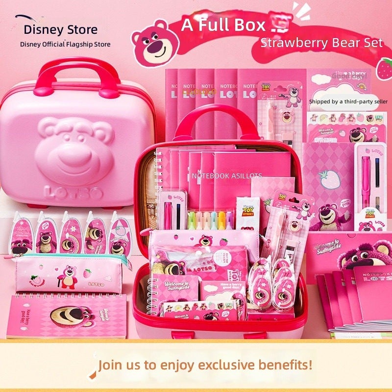 Disney Official Strawberry Bear Stationery Gift Set for Grades 3-6 - Strawberry Bear (Grades 1-3 upgraded version) - Image 2