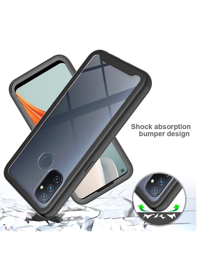 S-TOP Case For OnePlus Nord N100 Starry Sky Solid Color Series Shockproof PC + TPU Protective Case - Image 3