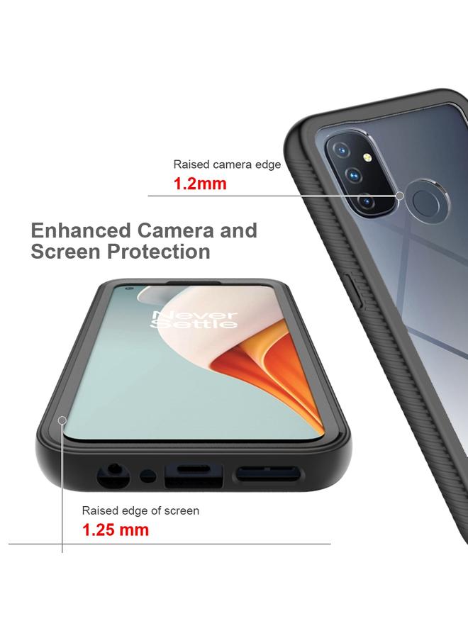 S-TOP Case For OnePlus Nord N100 Starry Sky Solid Color Series Shockproof PC + TPU Protective Case - Image 4