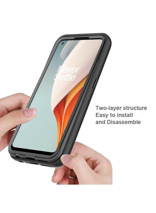 S-TOP Case For OnePlus Nord N100 Starry Sky Solid Color Series Shockproof PC + TPU Protective Case - Image 5