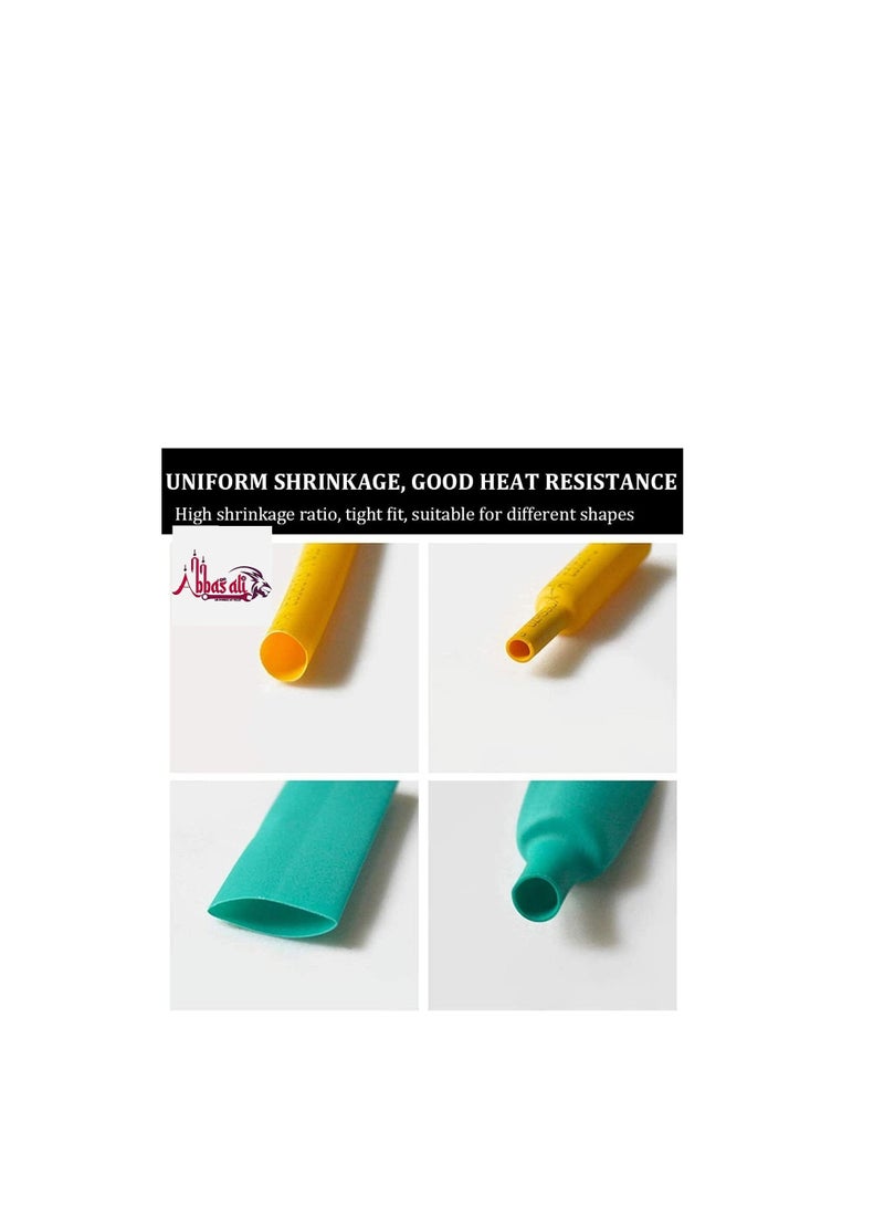 ABBASALI Tubing Set Insulation Shrinkable Tube Assortment Electronic Polyolefin Ratio 2:1 Wrap Wire Cable Sleeve Kit for DIY - Image 4