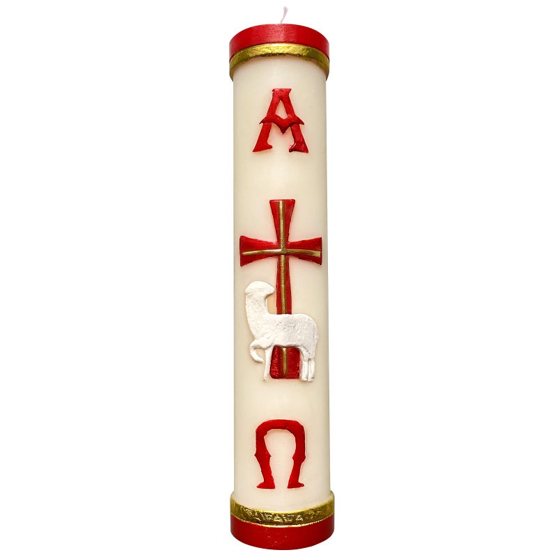 TALPGOD Religious Candles Catholic,Handmade Prayer Candles for Church Devotional Saint Blessed Mexican Gift,Paschal Candle,Cirios Religiosos Catolicos,Cirio Pascual,Veladoras Mexicanas,Escapularios Catolicos - Image 1