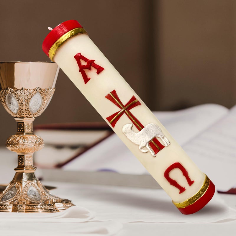 TALPGOD Religious Candles Catholic,Handmade Prayer Candles for Church Devotional Saint Blessed Mexican Gift,Paschal Candle,Cirios Religiosos Catolicos,Cirio Pascual,Veladoras Mexicanas,Escapularios Catolicos - Image 3