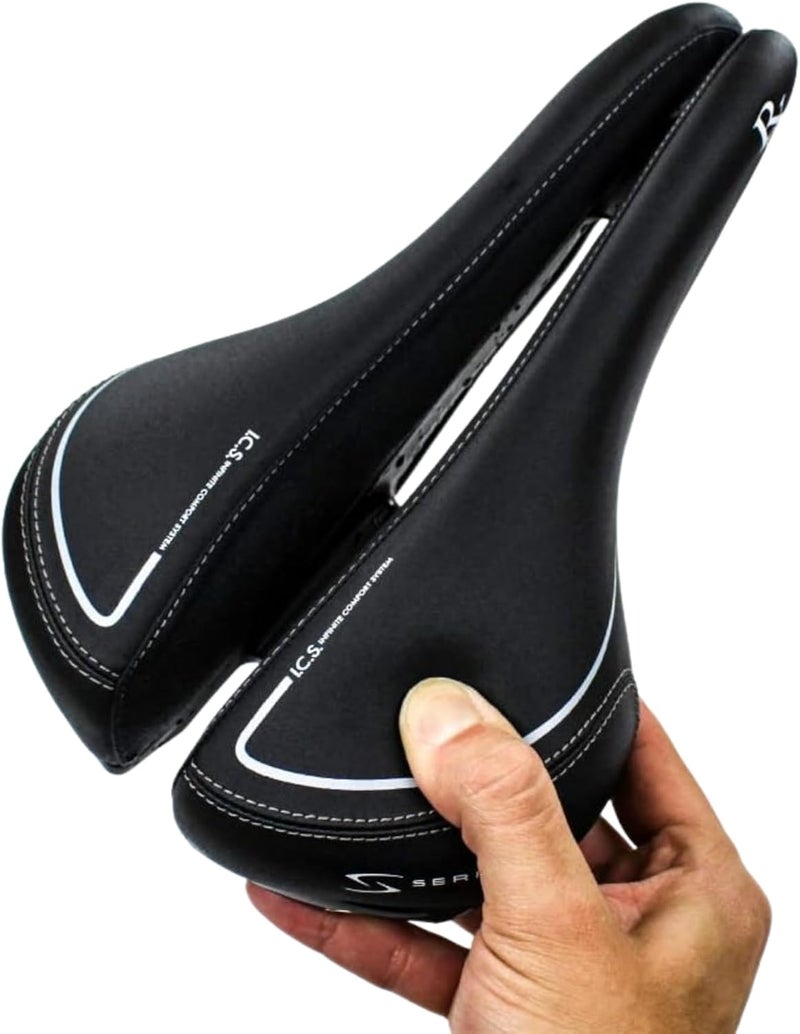 Serfas Men's RX-921V Rx Saddle - Comfortable Vinyl Design for Enhanced Cycling Experience - Image 2