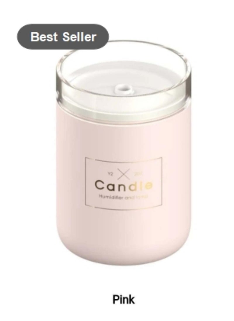 General General Air Aroma Diffuser Candle Humidifier 280ML Aroma Light Mist Aromatherapy For Spa Home Yoga Office Pink  - Image 1