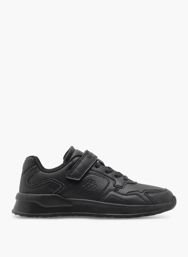 Kappa Boys' Logo Detail School Shoes with Hook and Loop Closure