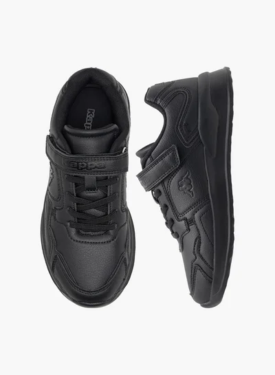 Kappa Boys' Logo Detail School Shoes with Hook and Loop Closure