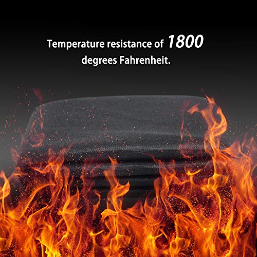 HANSWAY High Temp 18"X24"X1/4'' 6MM Felt Carbon Fiber Welding Blankets Black (18 x 24 inches) - Image 4