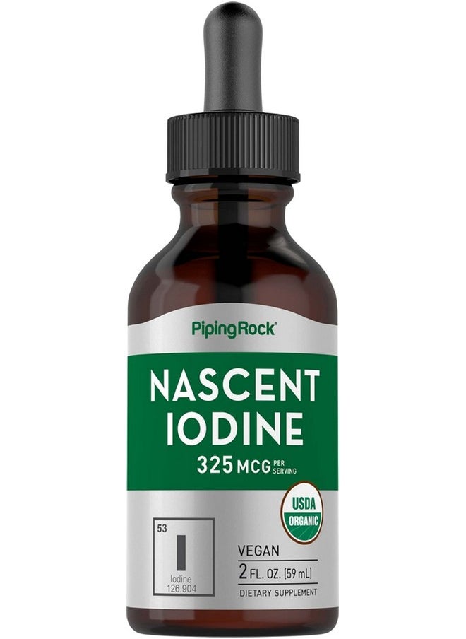 Piping Rock Cent Iodine Liquid Drops  2 Fl Oz  Vegan Supplement  Nongmo Gluten Free  By Piping Rock  - Image 1