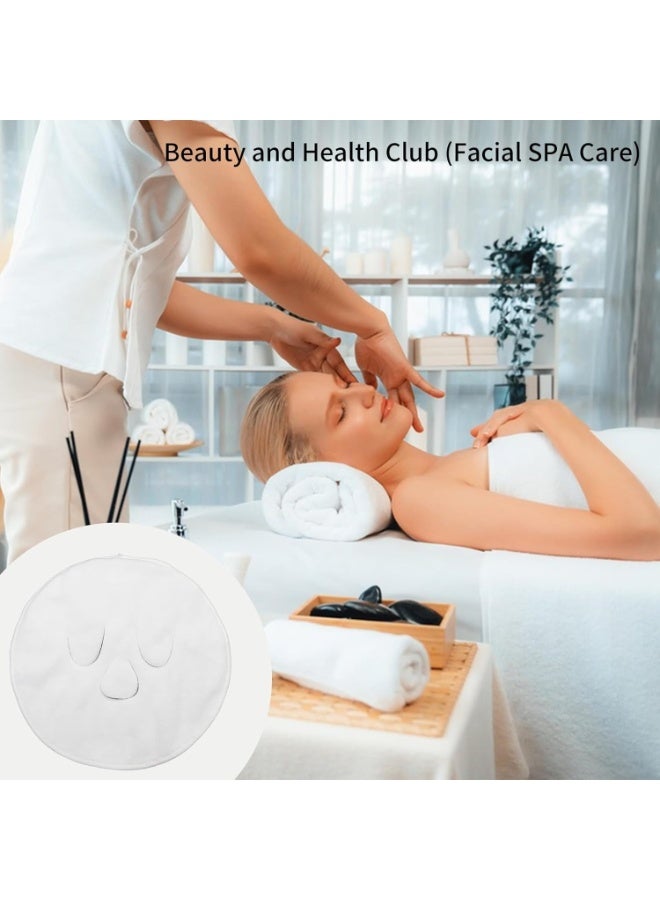Reusable Facial Beauty Towel – White | Hot & Cold Therapy for Skin Care, Moisturizing, Facial Relaxation, and Home Spa Treatments - Image 4