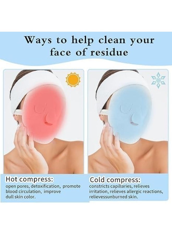 Reusable Facial Beauty Towel – White | Hot & Cold Therapy for Skin Care, Moisturizing, Facial Relaxation, and Home Spa Treatments - Image 5